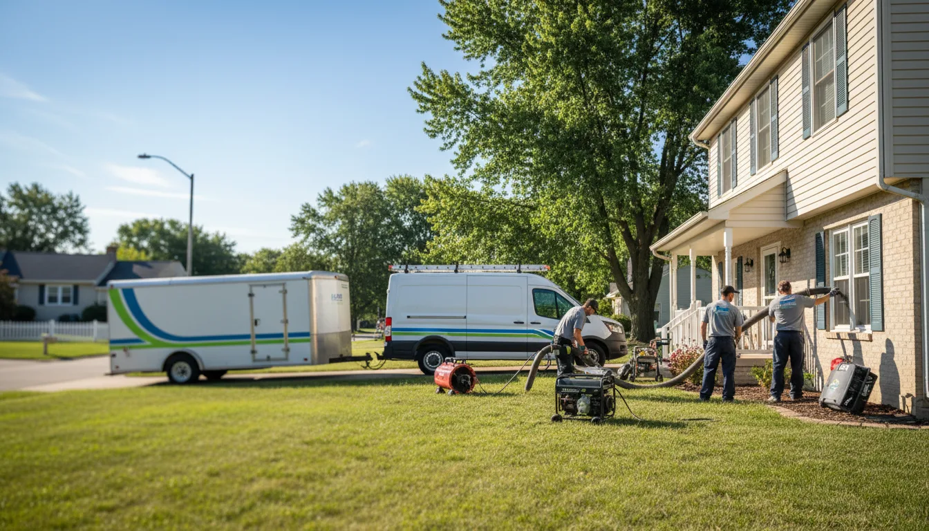 Flooded Basement Restoration And Cleanup With Repair in Depew, NY near me
